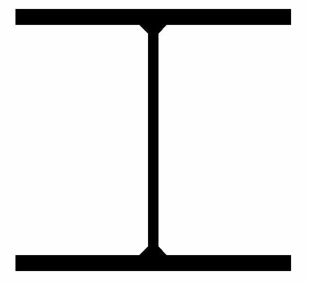 Stålbjelke 152x160 mm