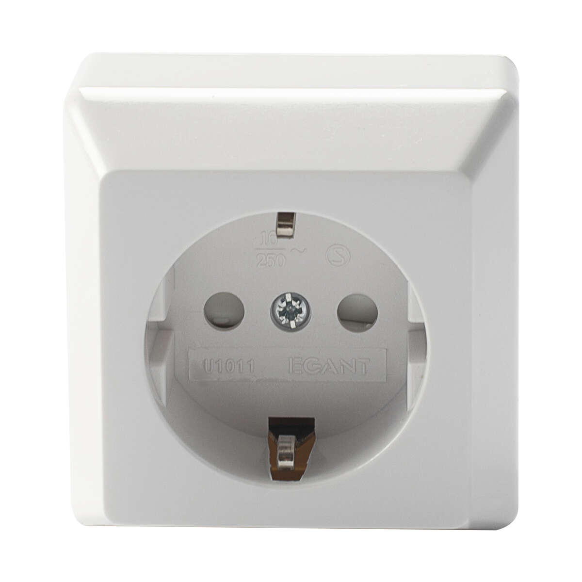 Egant enkel stikkontakt m/jord 5 pk