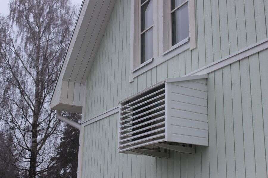 Palmako varmepumpedeksel Edwin hvit