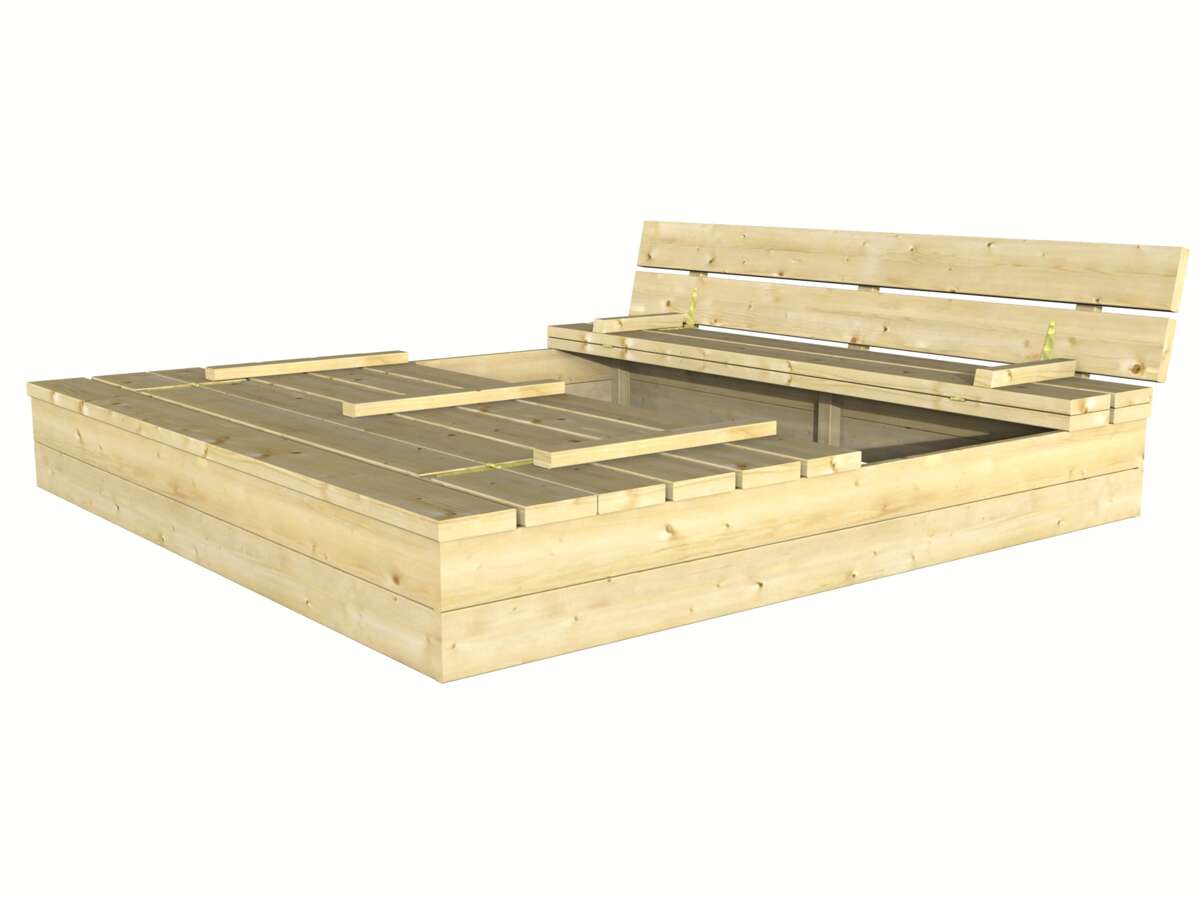 Palmako Sandy 16 sandkasse m/lokk