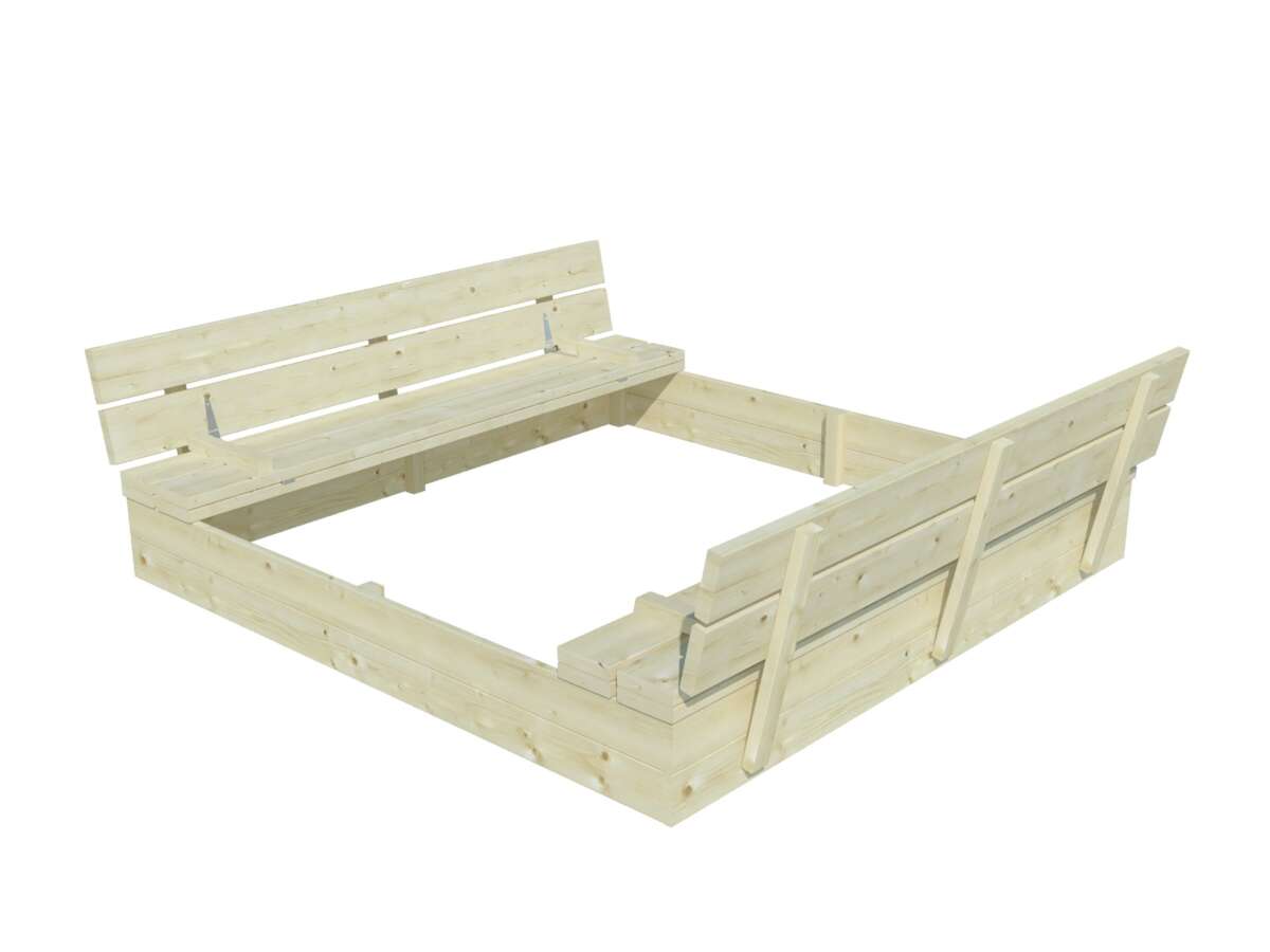 Palmako Sandy 16 sandkasse m/lokk