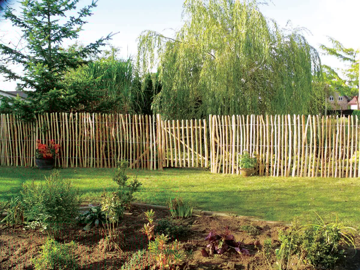 Palmako 120 cm x10 meter hasseltre stakitt