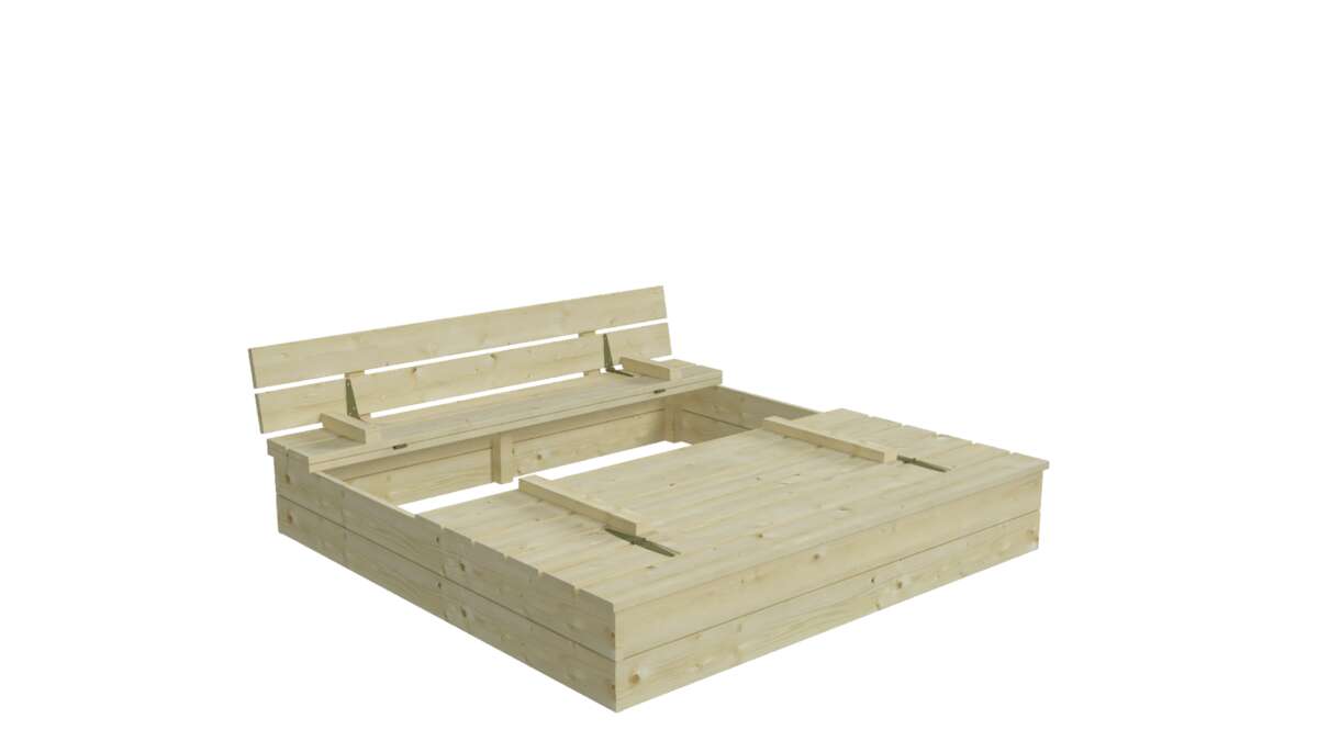 Palmako Sandy sandkasse 14 m/lokk