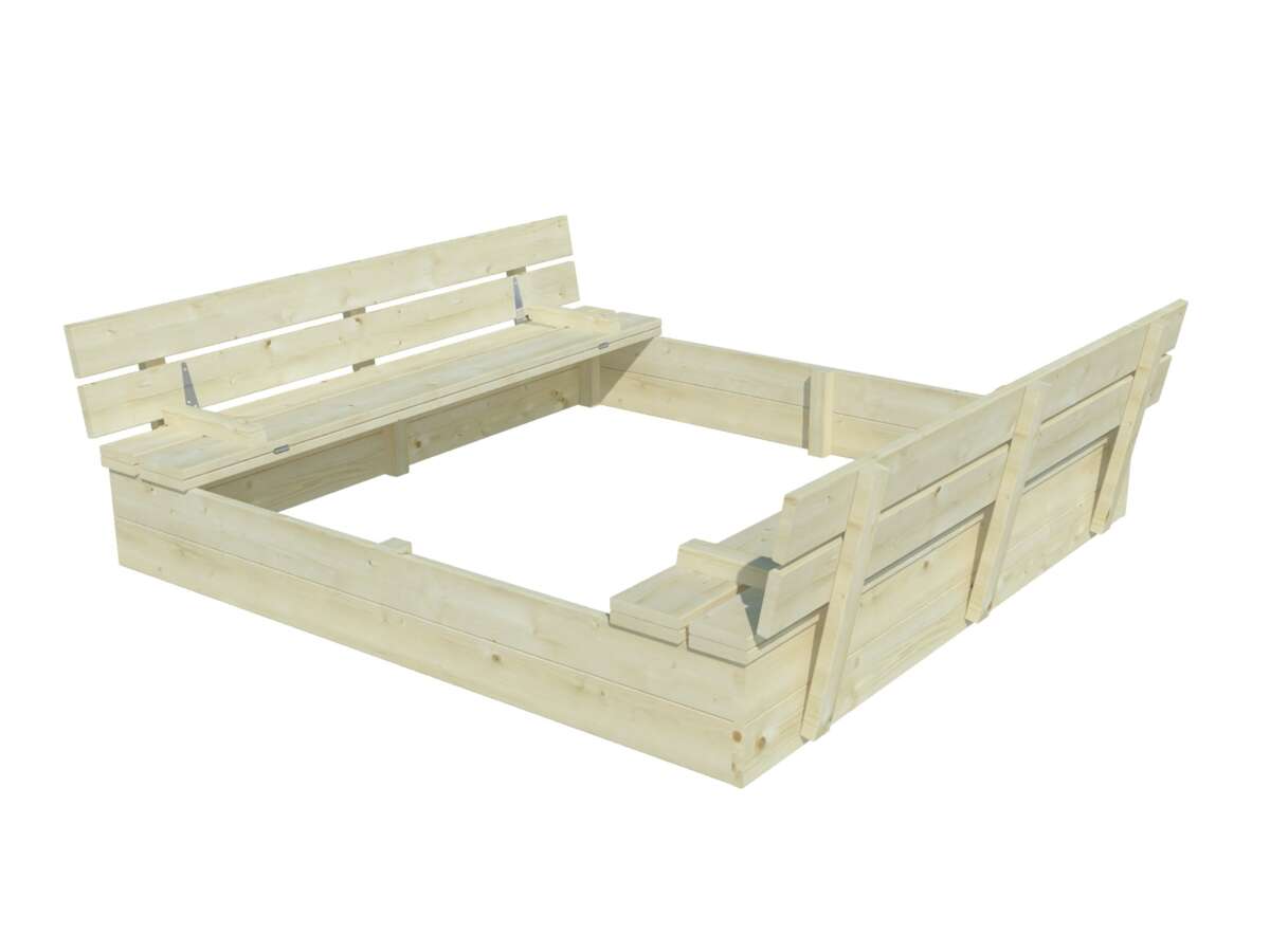 Palmako Sandy sandkasse 14 m/lokk