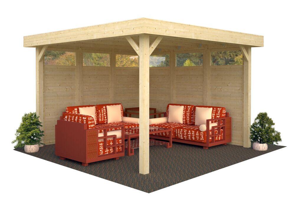 Palmako Lucy grunnmodul paviljong 12,2 m²