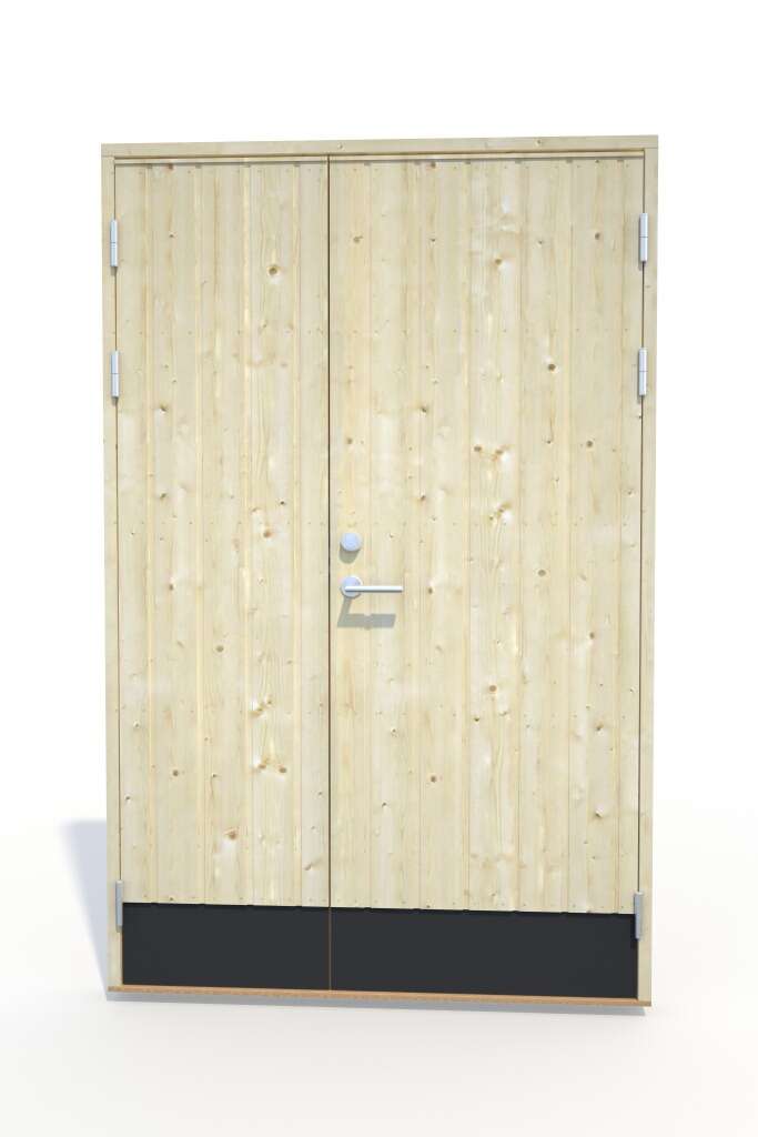 Palmako boddør dobbel 130x200 cm