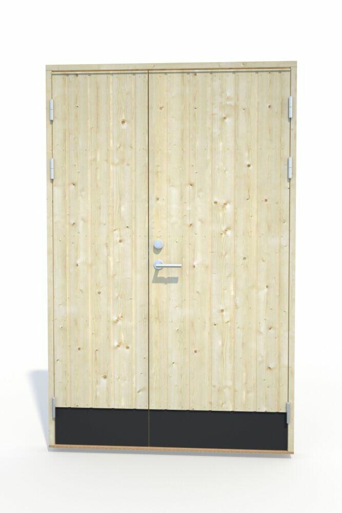 Palmako boddør dobbel 130x200 cm