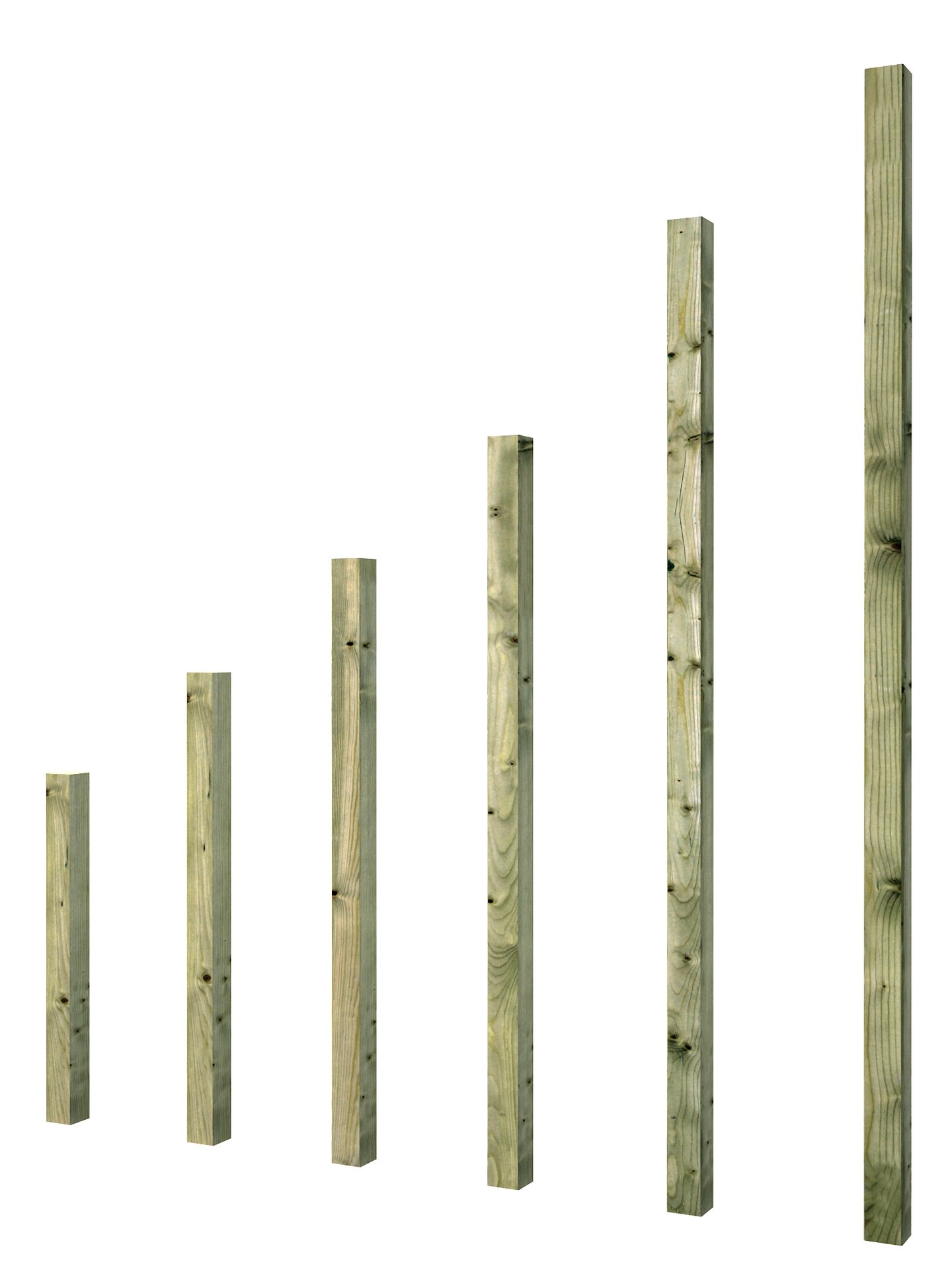Palmako stolper i heltre/limtre