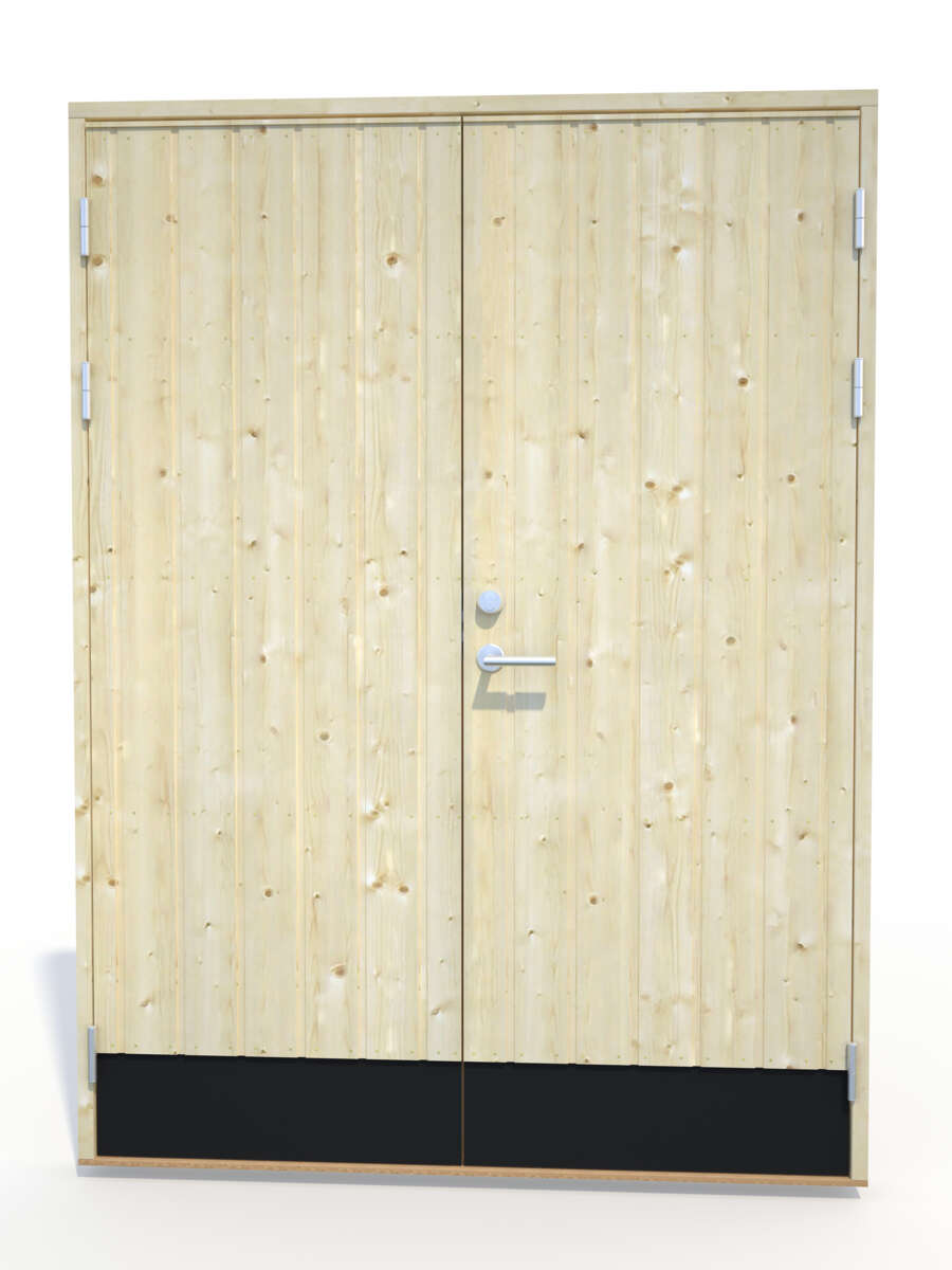 Palmako boddør dobbel 150x200 cm