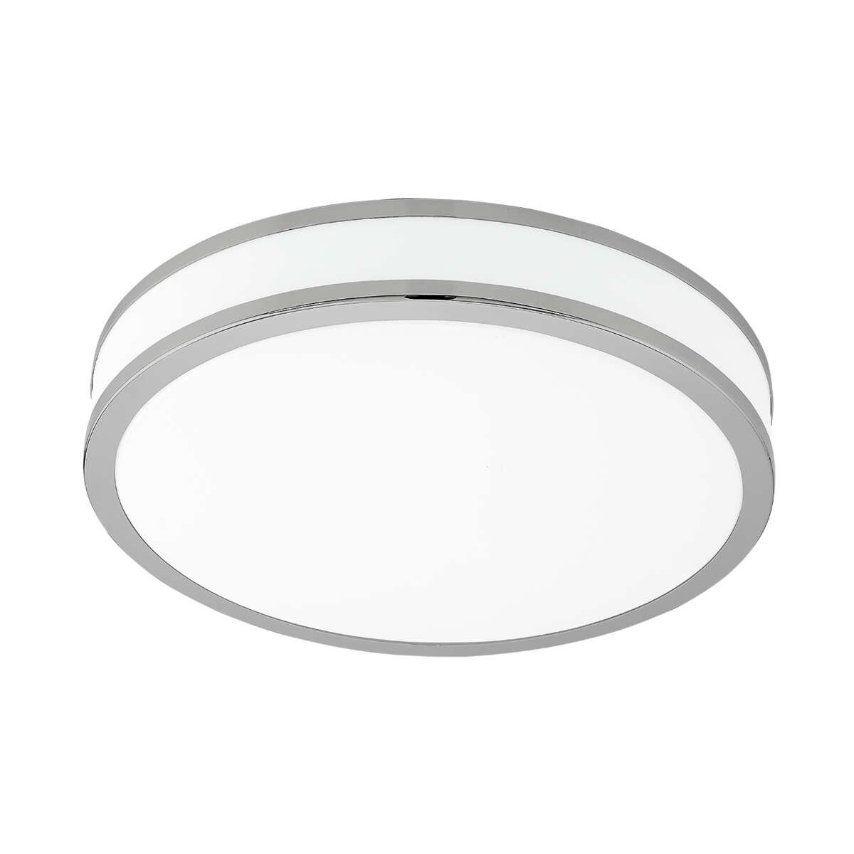 Palermo 2 takplafond krom/hvit 18W LED