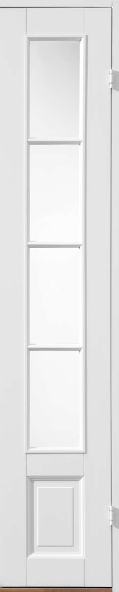 Harald hvit glass sidefelt er et klassisk sidefelt som passer til Harald hvit glass