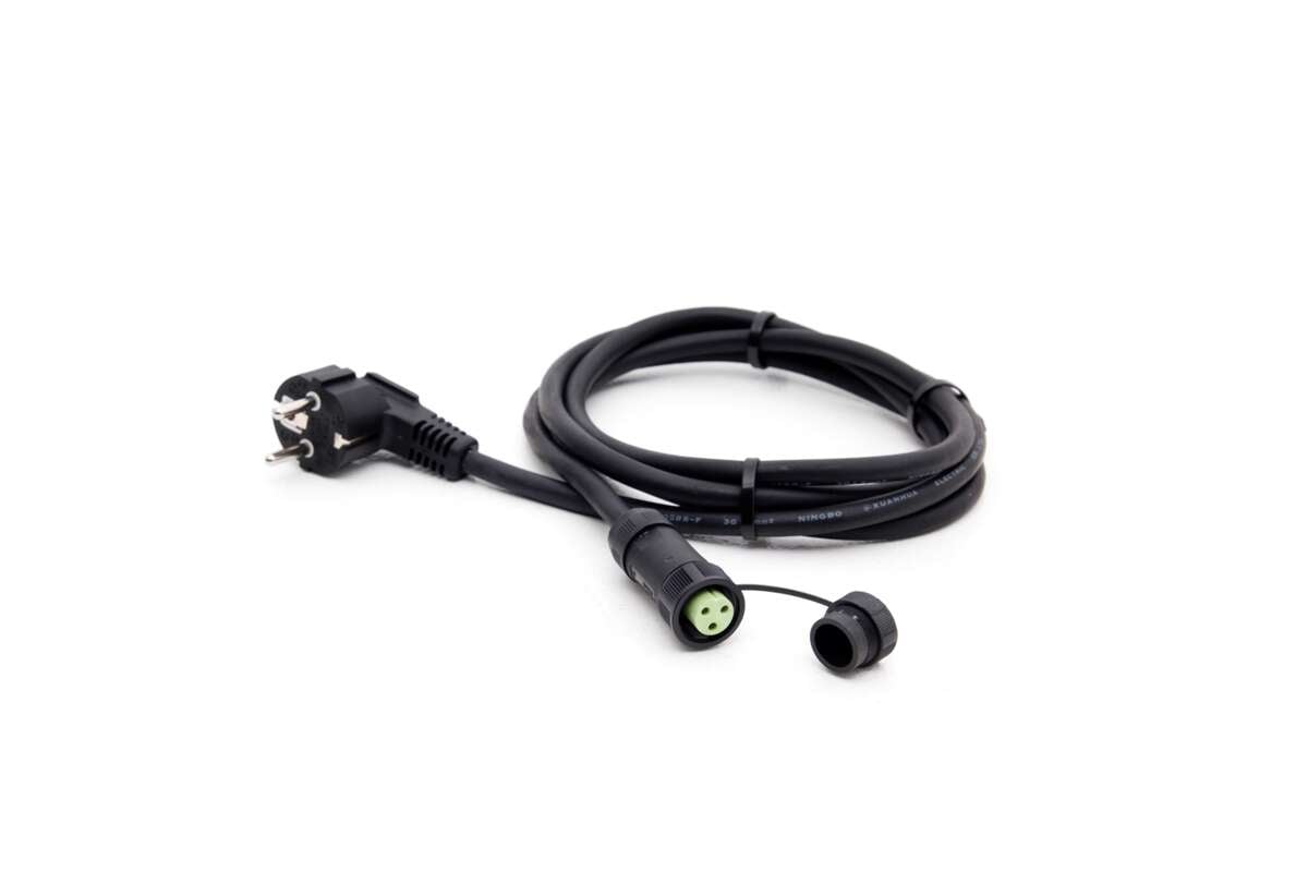 Strømkabel for varmetrinn isfritt