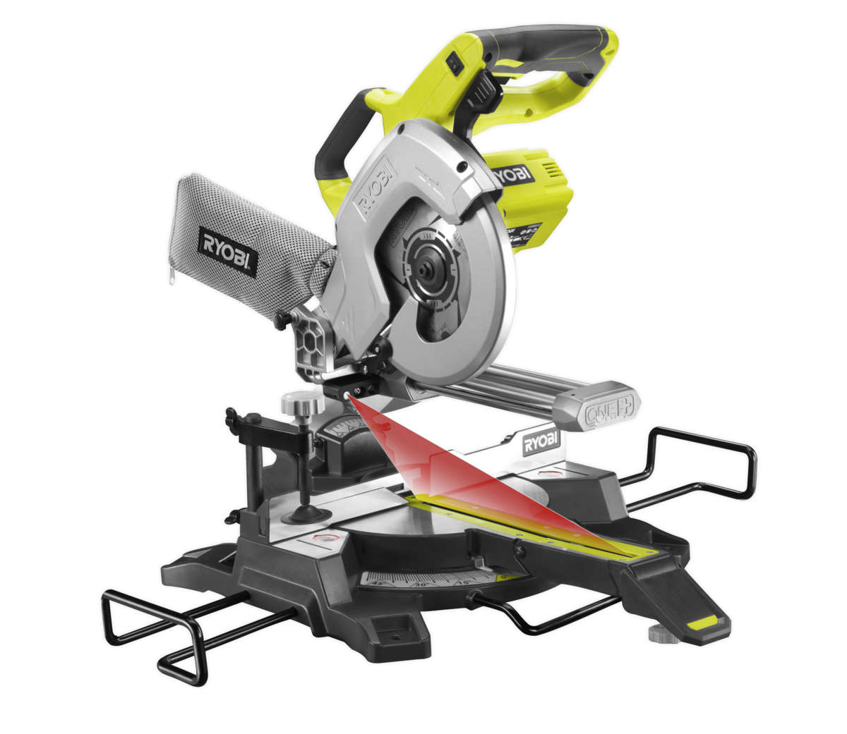 Ryobi ONE+ R18MS216-0 kapp- og gjærsag u/batteri