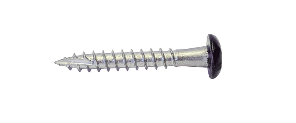 Rennekrokskrue svartlakkert RAL9011 rustfri 4,8X35 A150