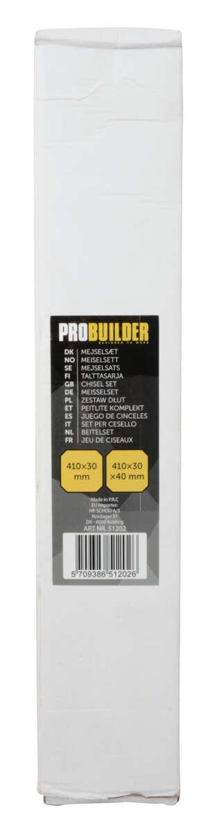 Probuilder Meiselsett for meiselhammer