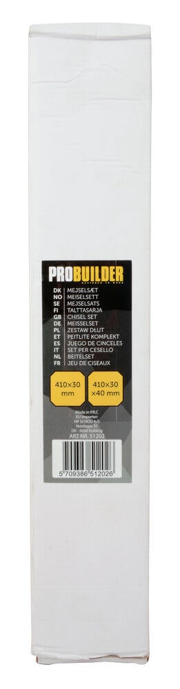 Probuilder Meiselsett for meiselhammer