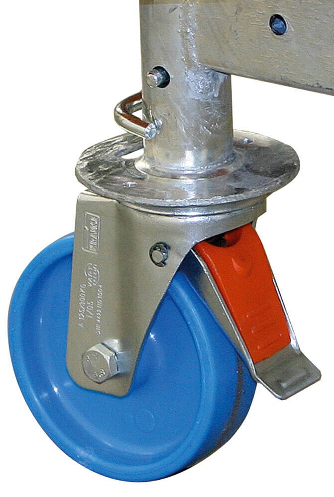 Krause Monto clim-tec hjulsett 125 mm 4-pk