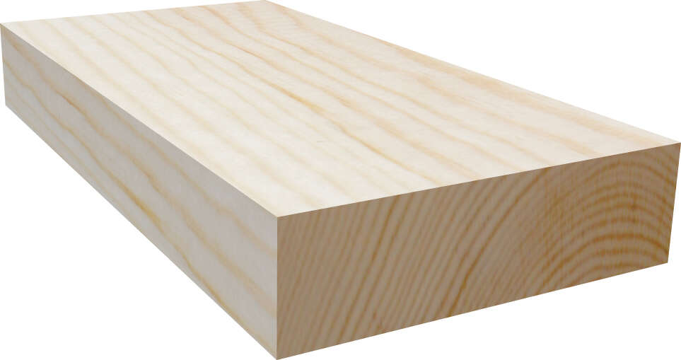 21x21 Glattkantlist ubehandlet