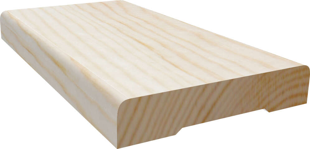 12x58 Karmlist Rund ubehandlet