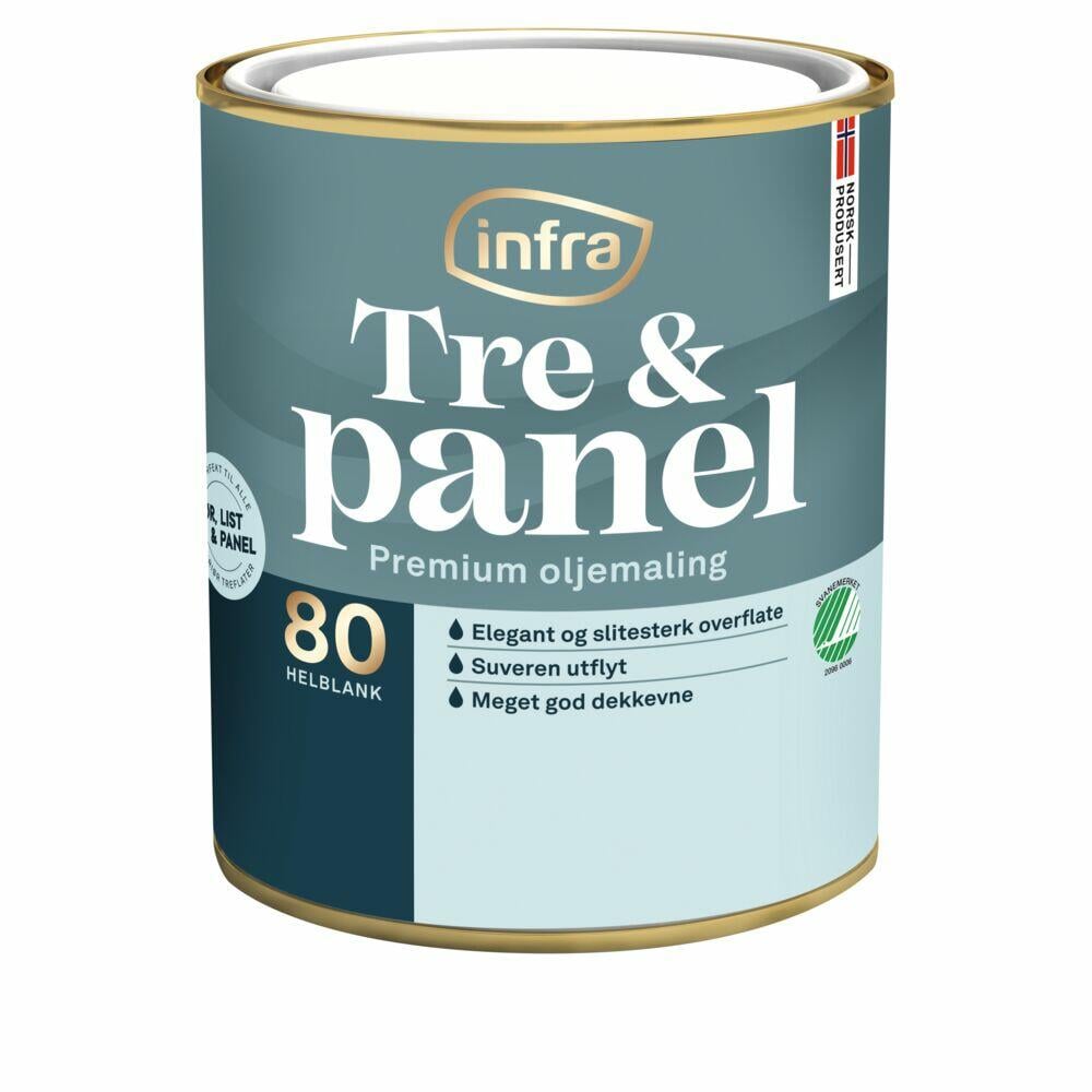 Infra Tre&Panel 80/helblank interiørmaling