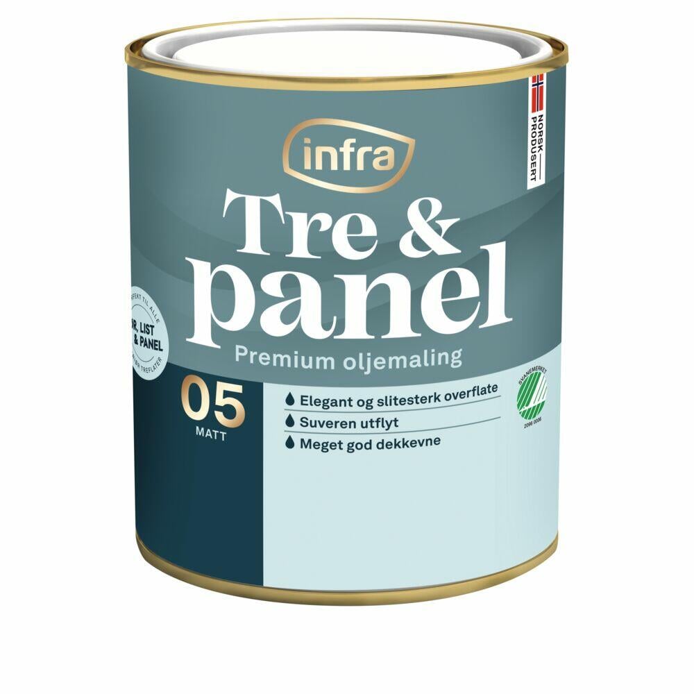 Infra Tre&Panel 05/matt interiørmaling