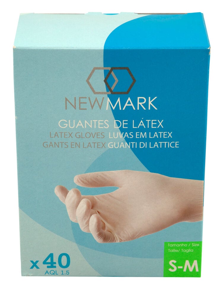 Latex engangshansker 40 stk