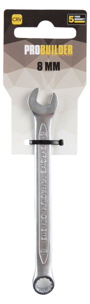 Kombinasjonsnøkkel 8mm PROBUILDER