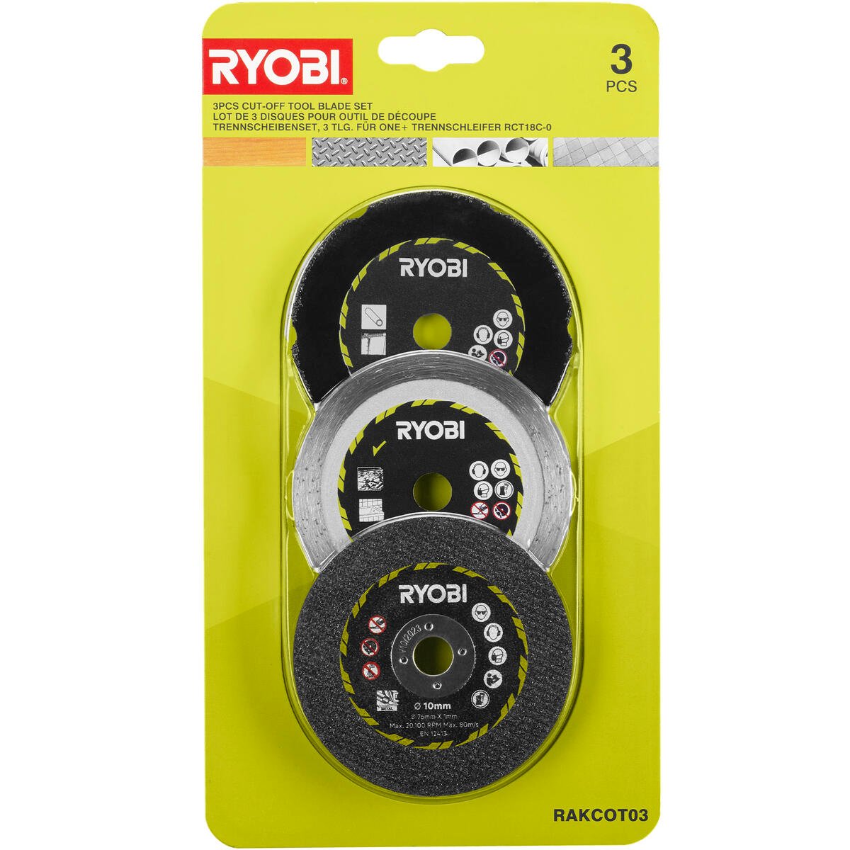 Ryobi Multikapp Sagblad 3 stk