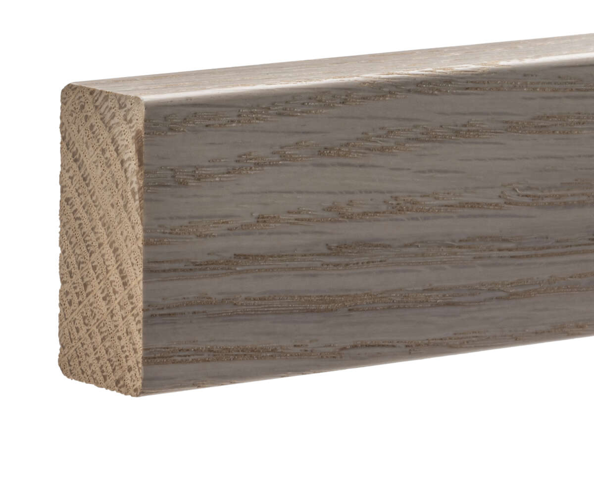 Rindalslist spile hvitlasert heltre eik 21x45x2400