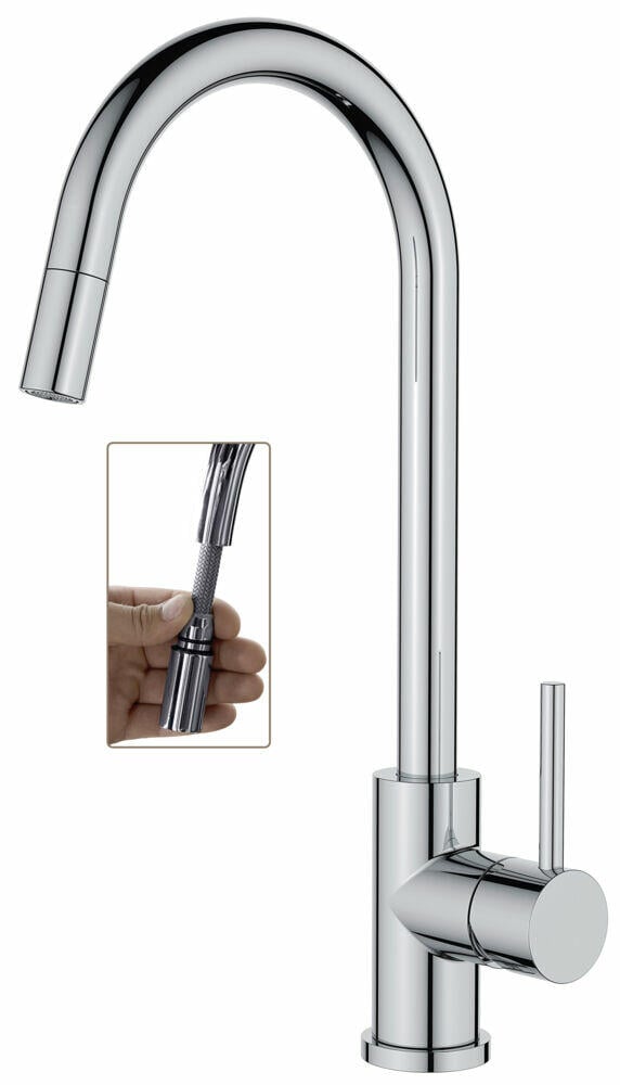 Adora kjøkkenbatteri med utdragbar tut