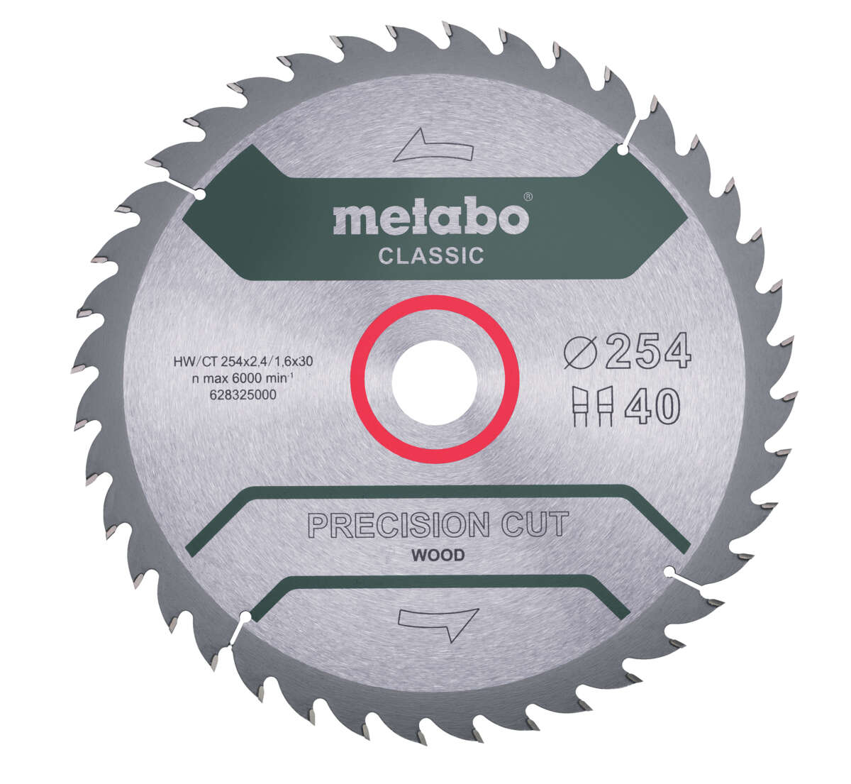 Metasbo sagblad Power cut wood classic 254X30 40WZ 20°
