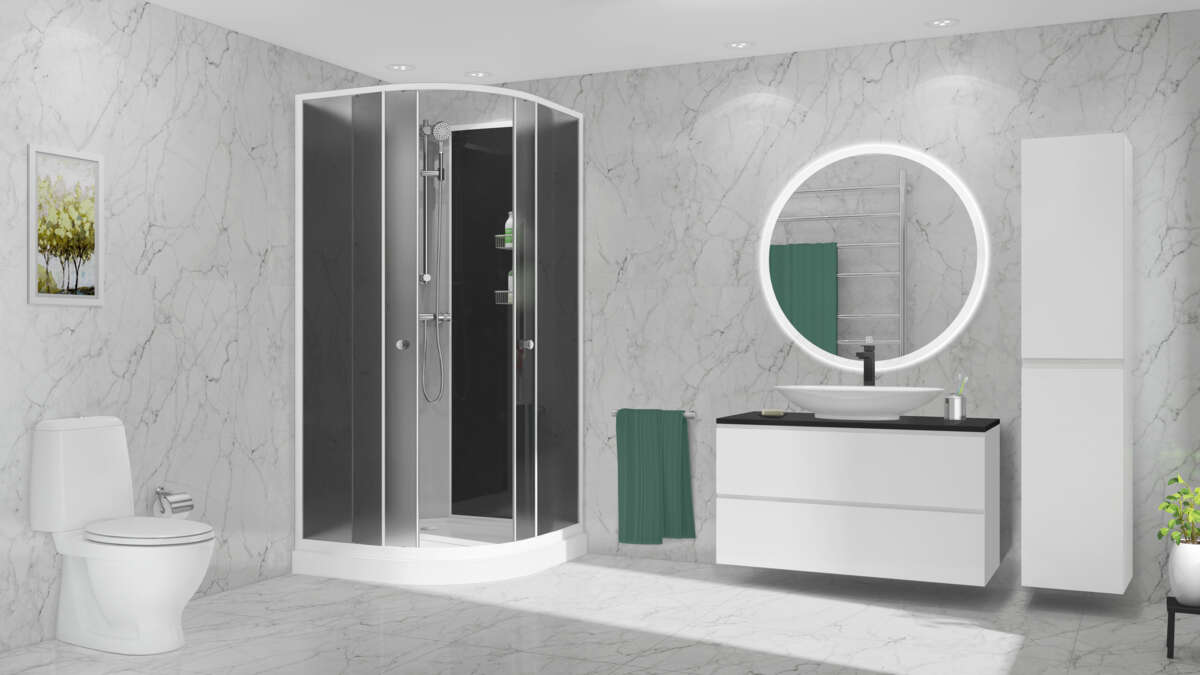 Duxa Opal dusjkabinett