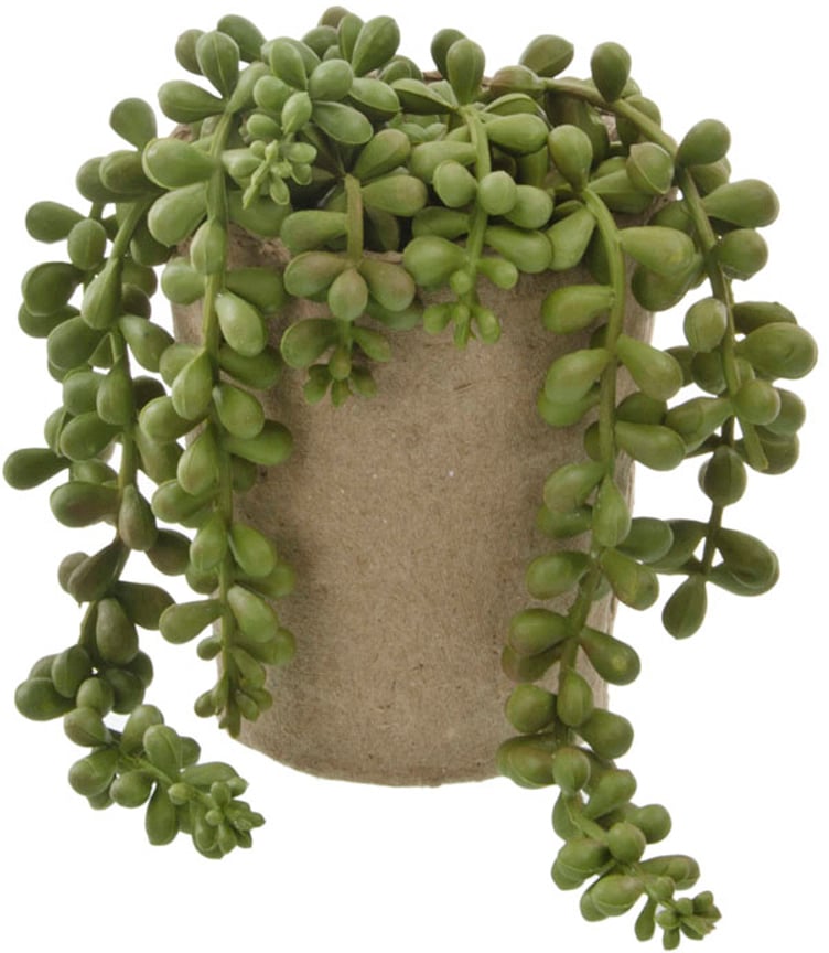 Kunstig plante med pappotte