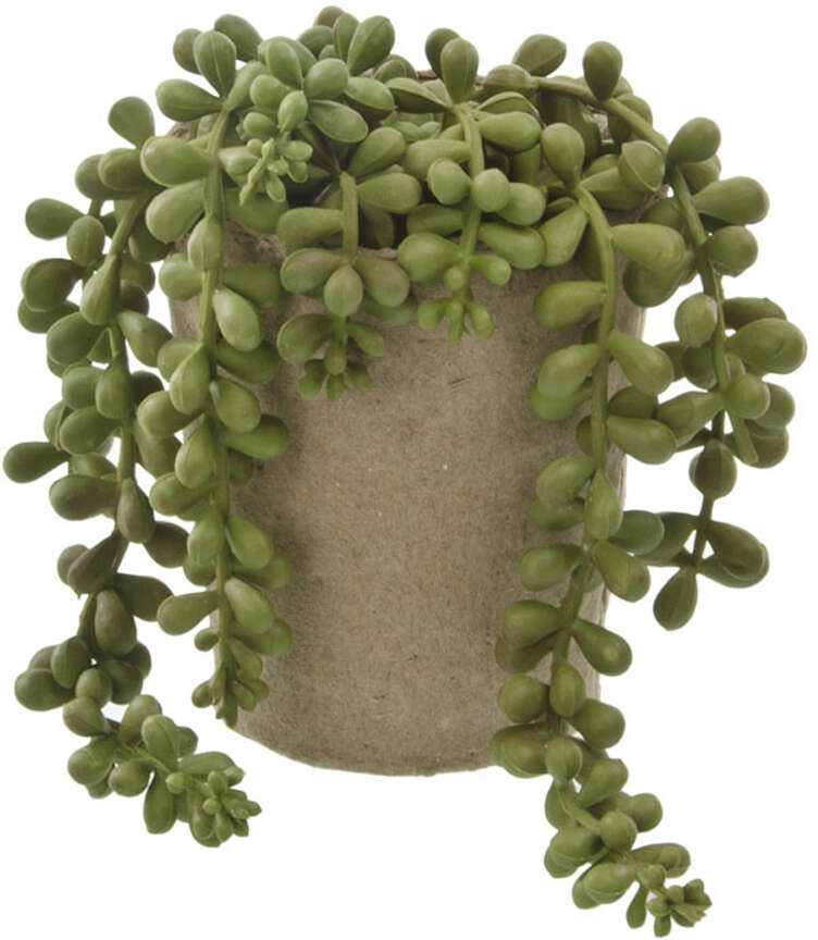 Kunstig plante med pappotte