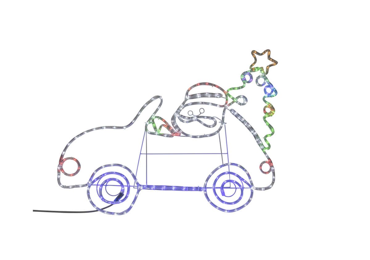 Nisse i bil ropelight