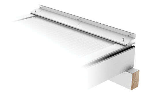 Gop Kanalplast Veggovergang Hvit