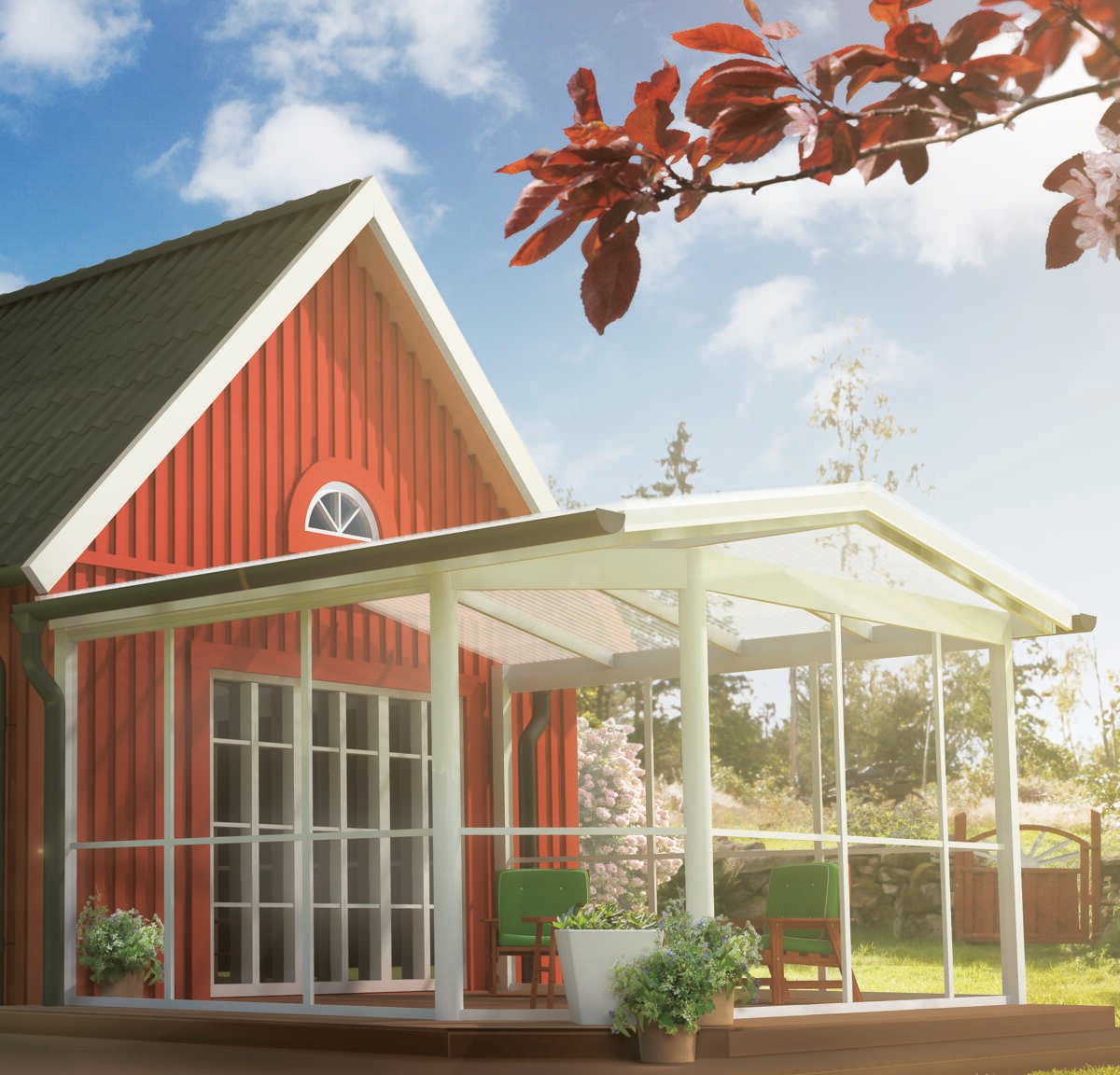 gop Multiglas kanalplast 16 mm 120 cm bredde