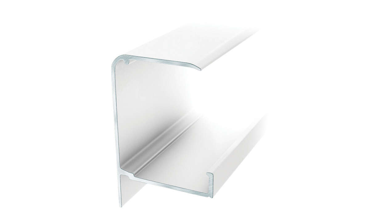 gop fremkantprofil kanalplast 16 mm hvit