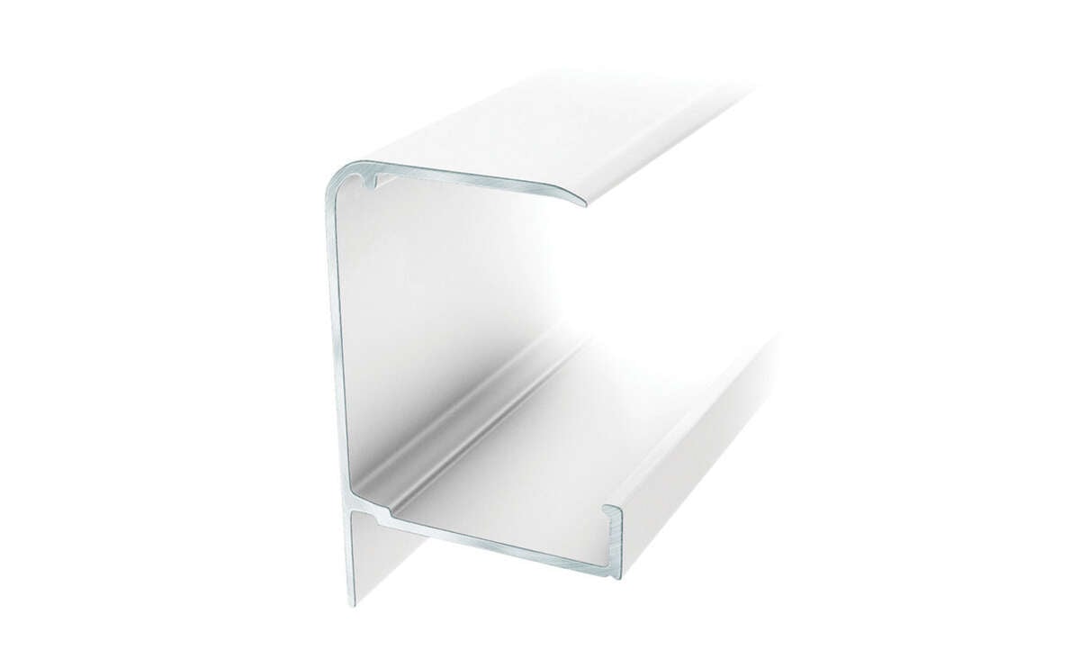 gop fremkantprofil kanalplast 16 mm hvit