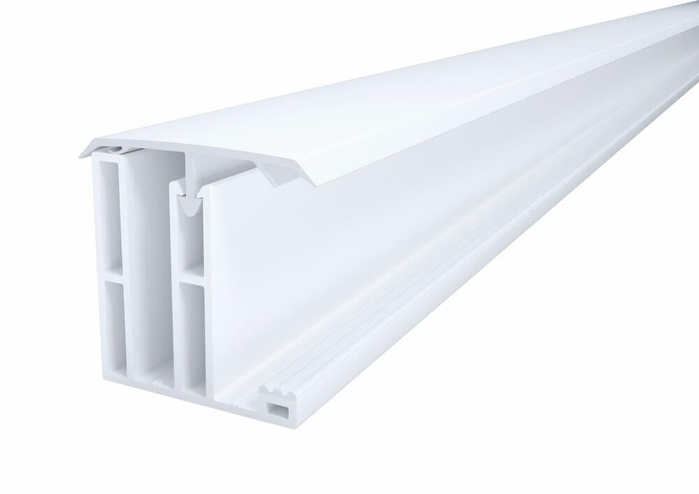 Gop Kanalplast Kantprofil 50 mm hvit