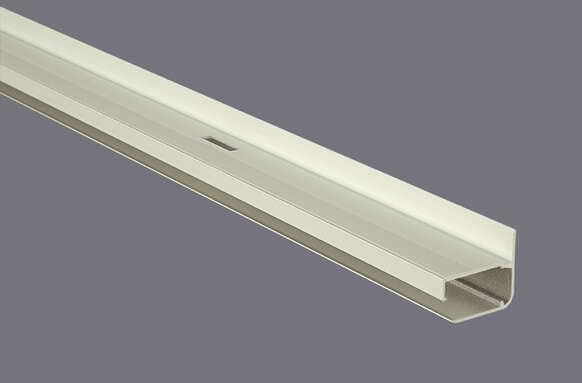 gop Kanalplast Fremkantprofil 10 mm hvit