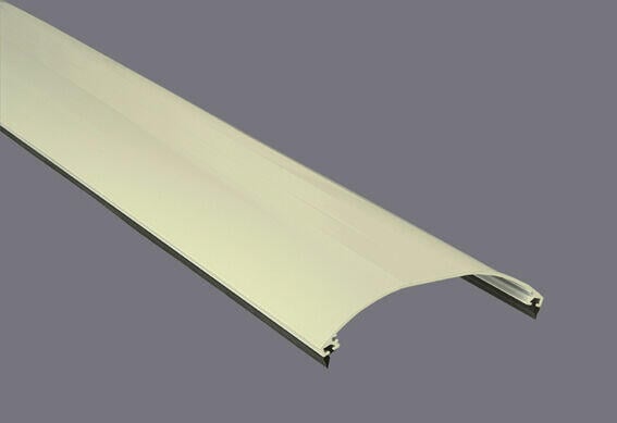 Gop Kanalplast Takmøne Aluminium Hvit