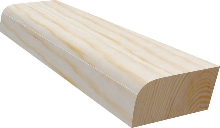 9x28 Feielist ubehandlet furu