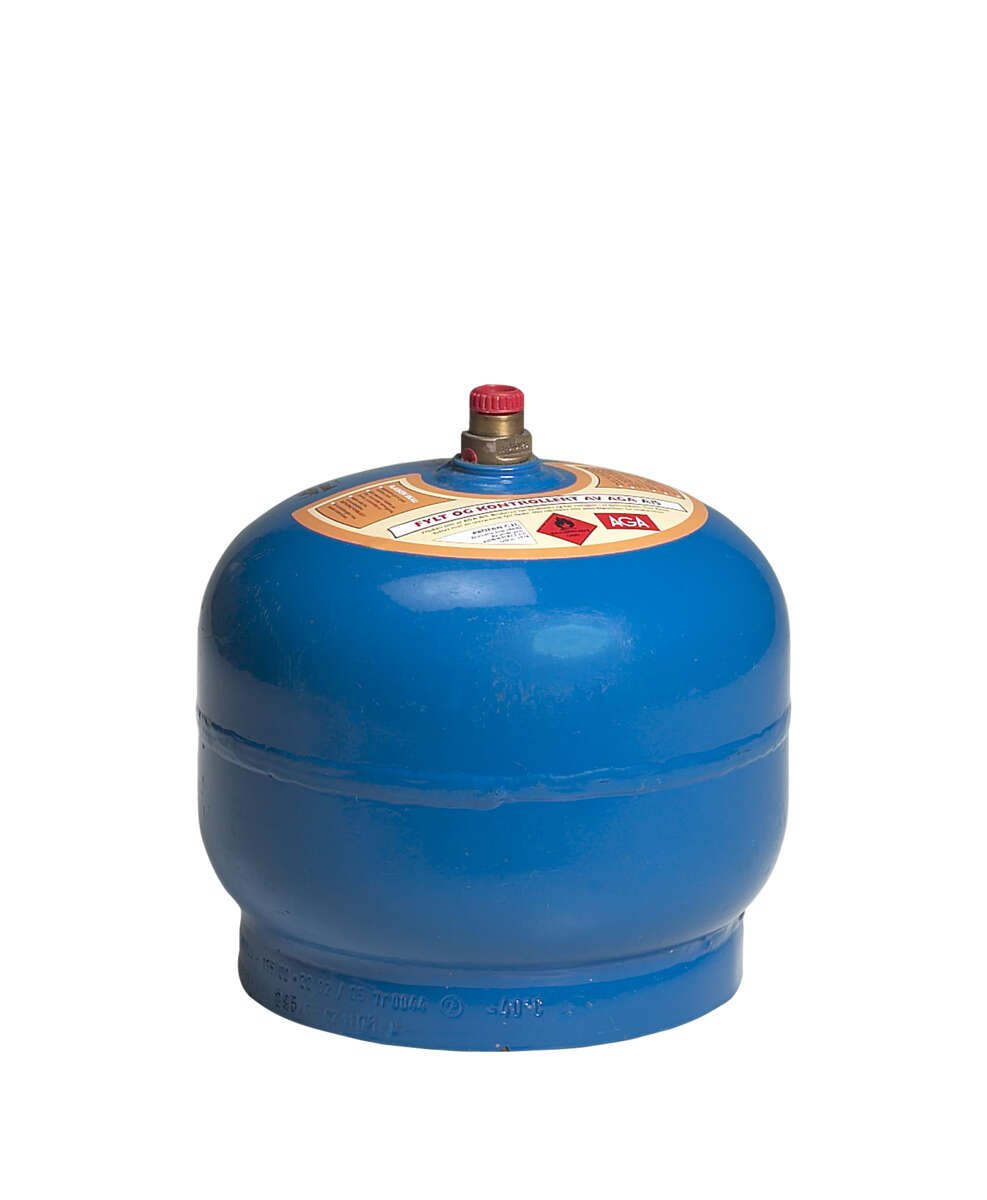 Aga propanfylling for stålbeholder blå