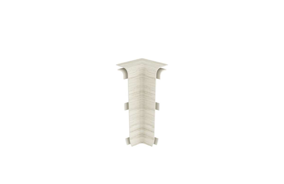 Kabellist - 2 stk innv hjørne pvc eik 602