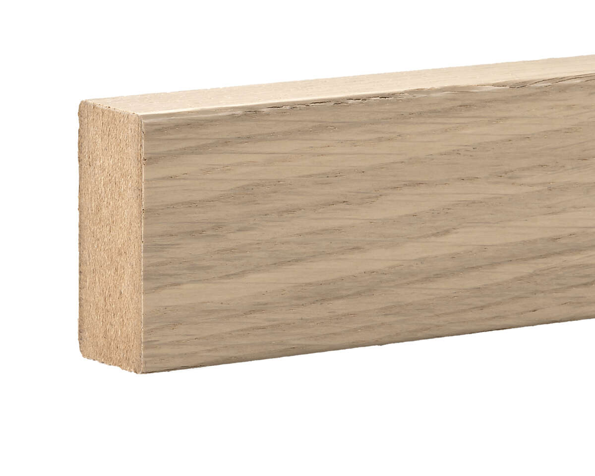 Eikefinert lasert MDF-spile, 21x45x2400mm