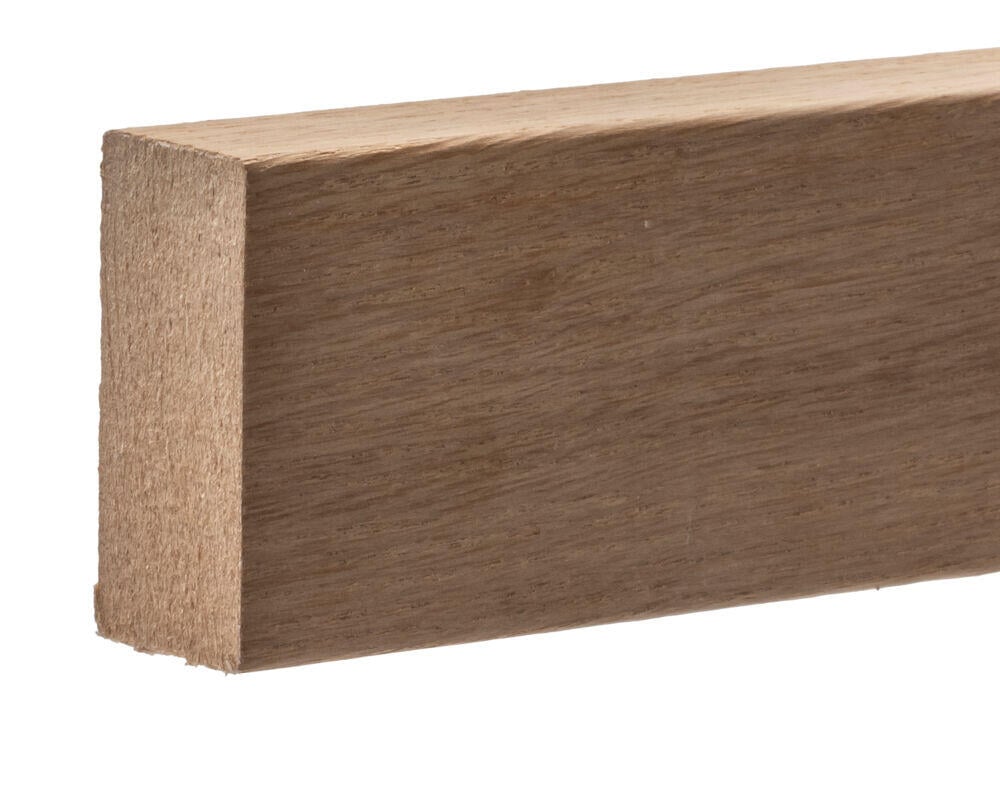 Rindalslist spileplate 60 cm MDF finert ubeh. eik 21x45x2400