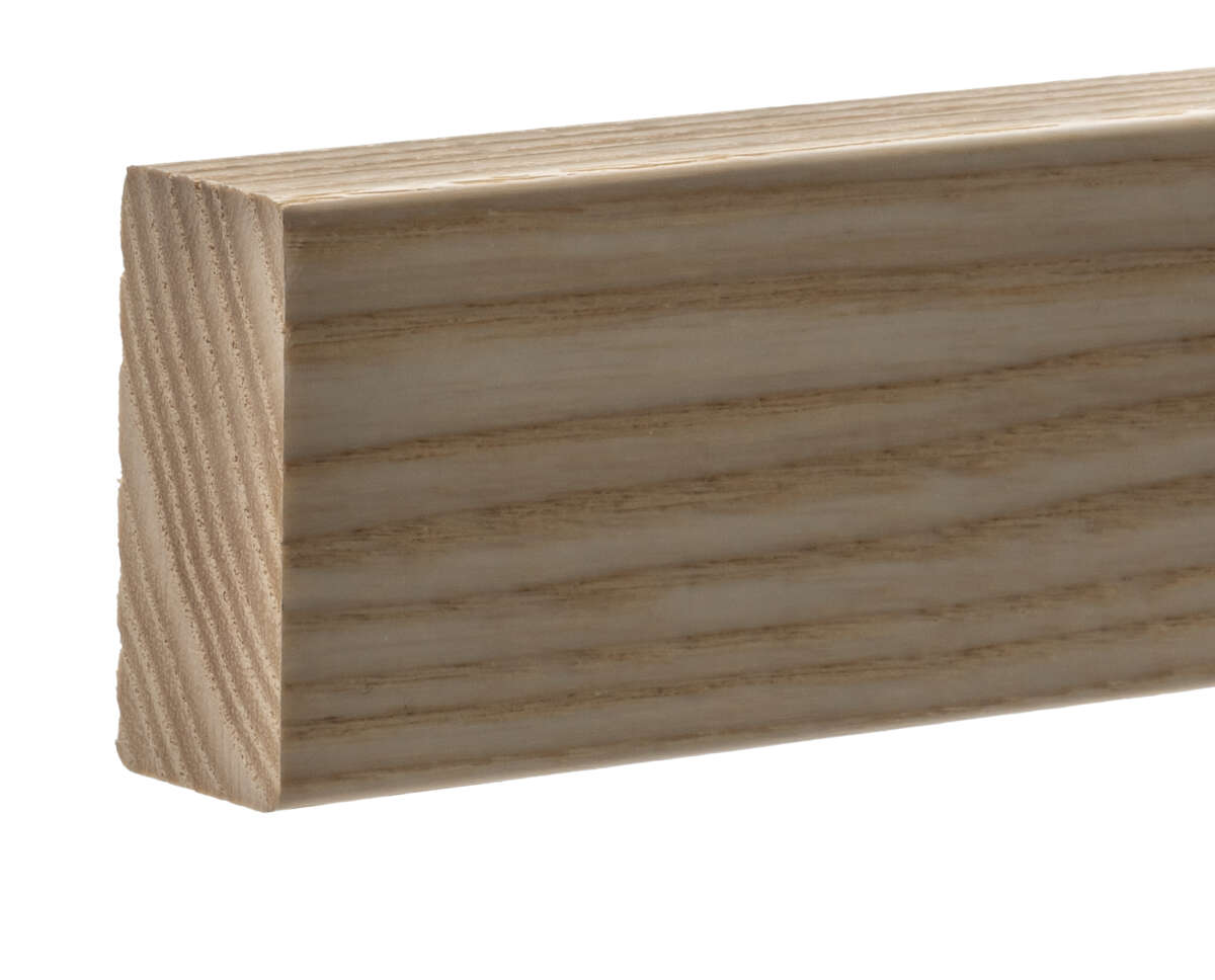 Rindalslist spile hvitlasert heltre ask 21x45x2400