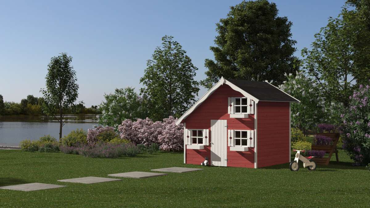 Krifon Rødhette lekehus 4 m²