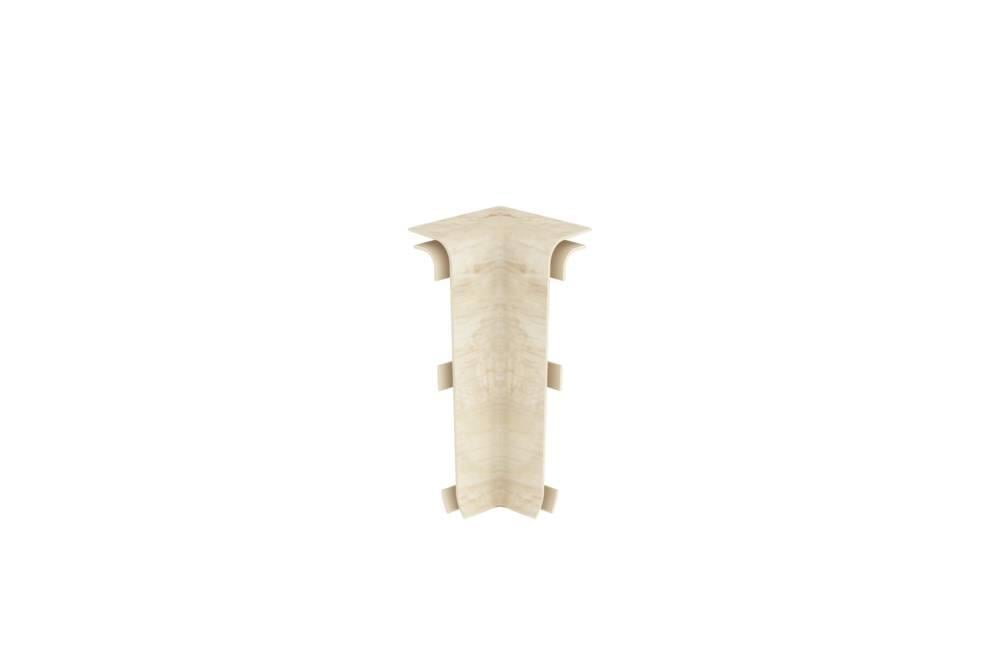 Kabellist - 2 stk innv hjørne pvc eik 606